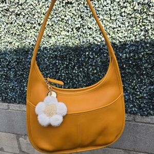 🚫SOLD 🚫VINTAGE COACH ERGO 9033 VIBRANT YELLOW and Fluffy Charm